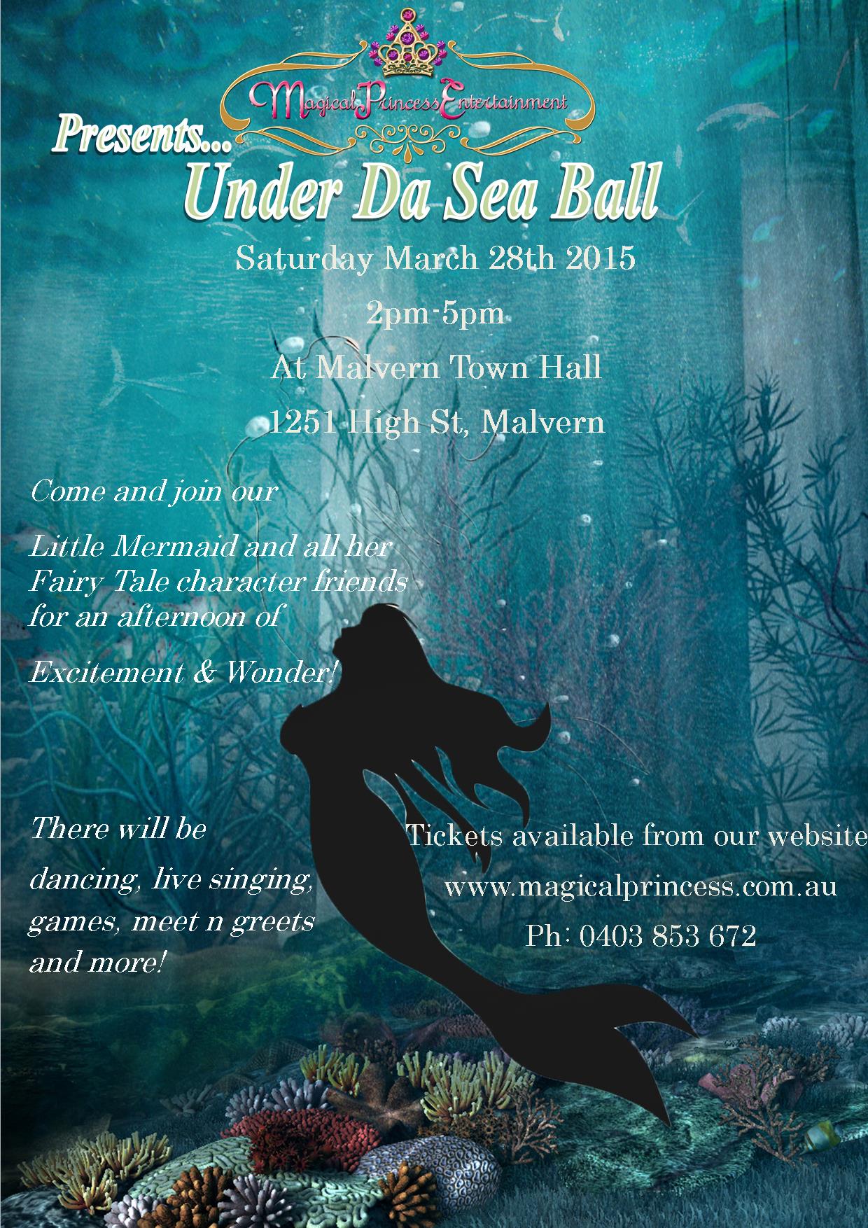 under the sea flyer